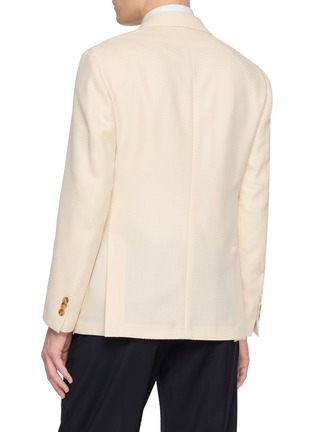 Back View - Click To Enlarge - LARDINI - Single Breasted Knit Blazer