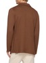 Back View - Click To Enlarge - LARDINI - Single Breasted Jacquard Knit Jacket