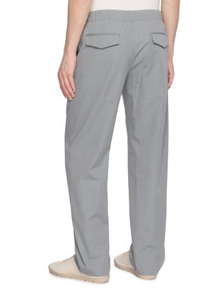 Back View - Click To Enlarge - LARDINI - Drawstring Elasticated Waist Pants