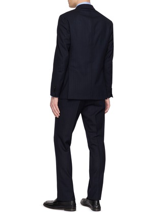 Back View - Click To Enlarge - LARDINI - Pinstripe Single Breasted Suit