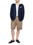 Figure View - Click To Enlarge - LARDINI - Single Breasted Cotton Blazer