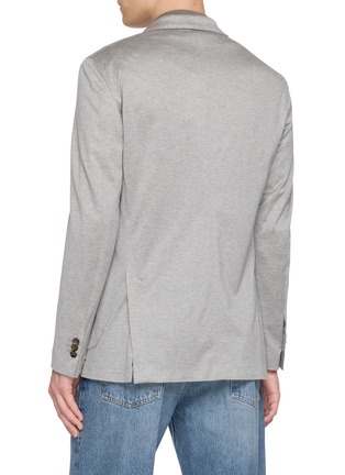 Back View - Click To Enlarge - LARDINI - Single Breasted Jersey Blazer