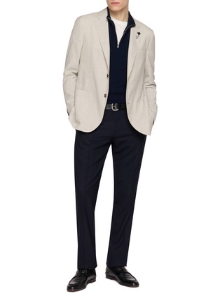 Figure View - Click To Enlarge - LARDINI - Single Breasted Blazer