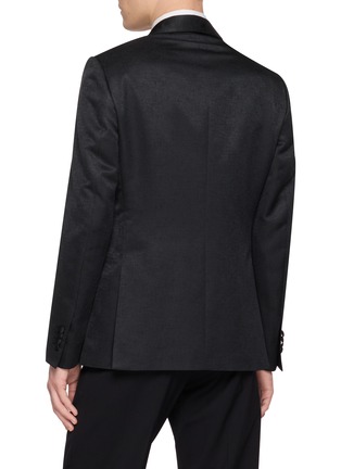 Back View - Click To Enlarge - LARDINI - Shawl Lapel Single Breasted Blazer
