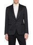 LARDINI Shawl Lapel Single Breasted Blazer