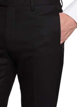  - LARDINI - Tailored Wool Tuxedo Pants