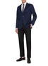 Figure View - Click To Enlarge - LARDINI - Tailored Wool Tuxedo Pants