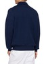 Back View - Click To Enlarge - LARDINI - Full Zip Shirt Collar Bomber Jacket