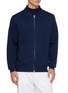 LARDINI Full Zip Shirt Collar Bomber Jacket