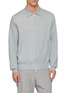 LARDINI Full Zip Shirt Collar Bomber Jacket