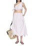 Figure View - Click To Enlarge - POSSE - Striped One Shoulder Top