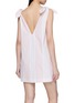Back View - Click To Enlarge - POSSE - Bow Shoulder Striped Dress