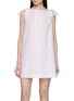 POSSE Bow Shoulder Striped Dress