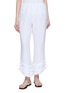 POSSE Ruffle Hem Linen Pants