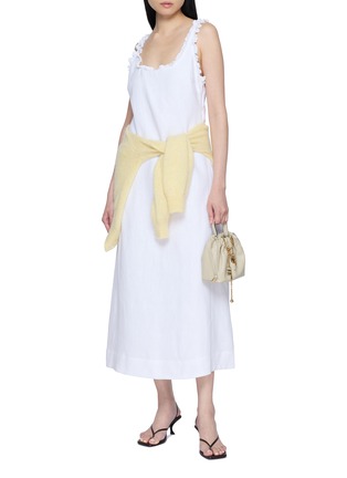 Figure View - Click To Enlarge - POSSE - Ruffle Trim Midi Dress