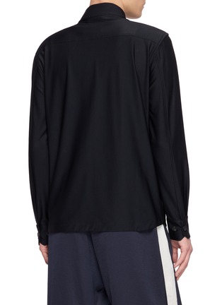 Back View - Click To Enlarge - EQUIL - Zip Up Overshirt