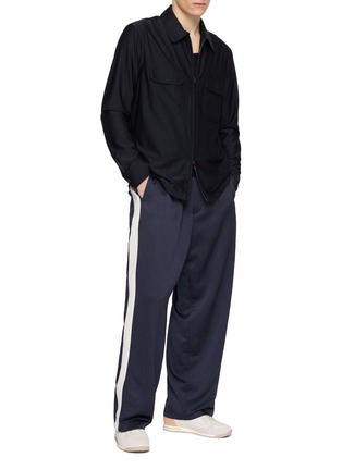 Figure View - Click To Enlarge - EQUIL - Zip Up Overshirt