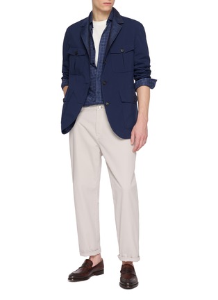 Figure View - Click To Enlarge - EQUIL - Reversible Single Breasted Blazer