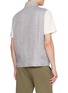 Back View - Click To Enlarge - EQUIL - Reversible Zip Up Vest
