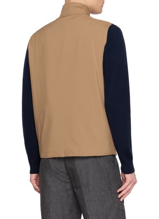 Back View - Click To Enlarge - EQUIL - Reversible Zip Up Vest