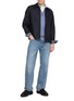 Figure View - Click To Enlarge - EQUIL - Zip Up Dark Wash Jacket
