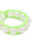 Detail View - Click To Enlarge - SCRUNCHIE IS BACK ACCESSORIES - BICHOUS® Pearly Woven Fabric Scrunchie — Small