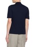 Back View - Click To Enlarge - EQUIL - Cable Knit Polo Shirt