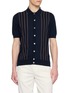 EQUIL Striped Front Polo Shirt