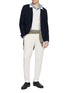 Figure View - Click To Enlarge - EQUIL - Striped Front Polo Shirt