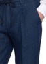  - EQUIL - Drawstring Elastic Back Linen Pants