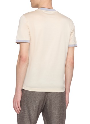 Back View - Click To Enlarge - EQUIL - Contrast Trim T-Shirt
