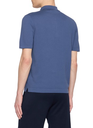 Back View - Click To Enlarge - EQUIL - Zip Up Polo Shirt