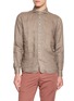 EQUIL Spread Collar Linen Shirt