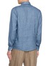 Back View - Click To Enlarge - EQUIL - Spread Collar Linen Shirt