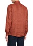 Back View - Click To Enlarge - EQUIL - Spread Collar Linen Shirt