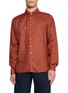 EQUIL Spread Collar Linen Shirt