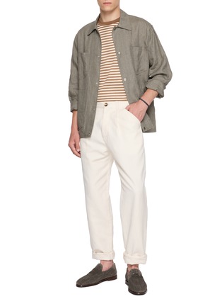 Figure View - Click To Enlarge - EQUIL - Striped Cotton T-shirt