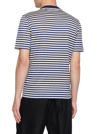 Back View - Click To Enlarge - EQUIL - Striped Cotton T-shirt
