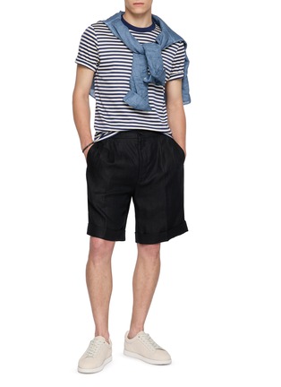 Figure View - Click To Enlarge - EQUIL - Striped Cotton T-shirt