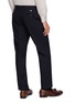 Back View - Click To Enlarge - PT TORINO - Diagonal Pocket Deluxe Wool Silk Plain Weave Pants