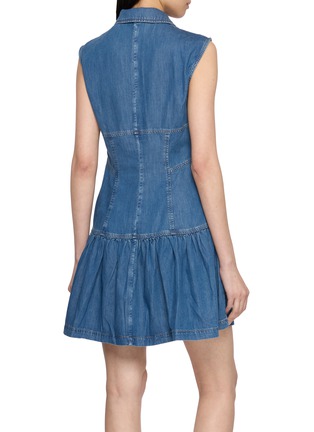 Back View - Click To Enlarge - FRAME - The Denim Mini Day Dress