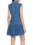 Back View - Click To Enlarge - FRAME - The Denim Mini Day Dress