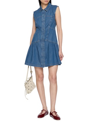 Figure View - Click To Enlarge - FRAME - The Denim Mini Day Dress