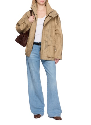 Figure View - Click To Enlarge - FRAME - The Off Duty Stroll Denim Jeans