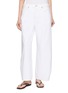 Main View - Click To Enlarge - FRAME - The Bow Crop Light Wash Jeans
