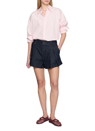 Figure View - Click To Enlarge - FRAME - The Structural Denim Shorts