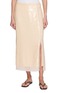 RAG & BONE Kali Sequin Embellished Sheer Hem Slit Skirt