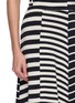  - RAG & BONE - Mixed Stripe Flared Midi Skirt