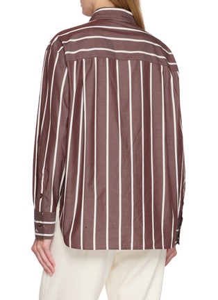 Back View - Click To Enlarge - RAG & BONE - Connie Stripe Shirt