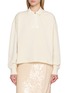 RAG & BONE Oversized Polo Collar Vintage Terry Sweatshirt